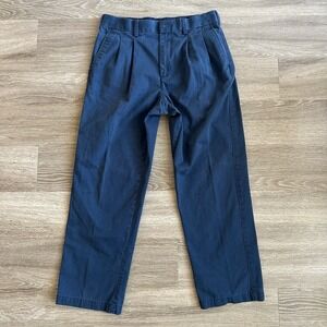 Croft & Barrow Straight Leg Chino Pants Navy Blue Men's 32X30